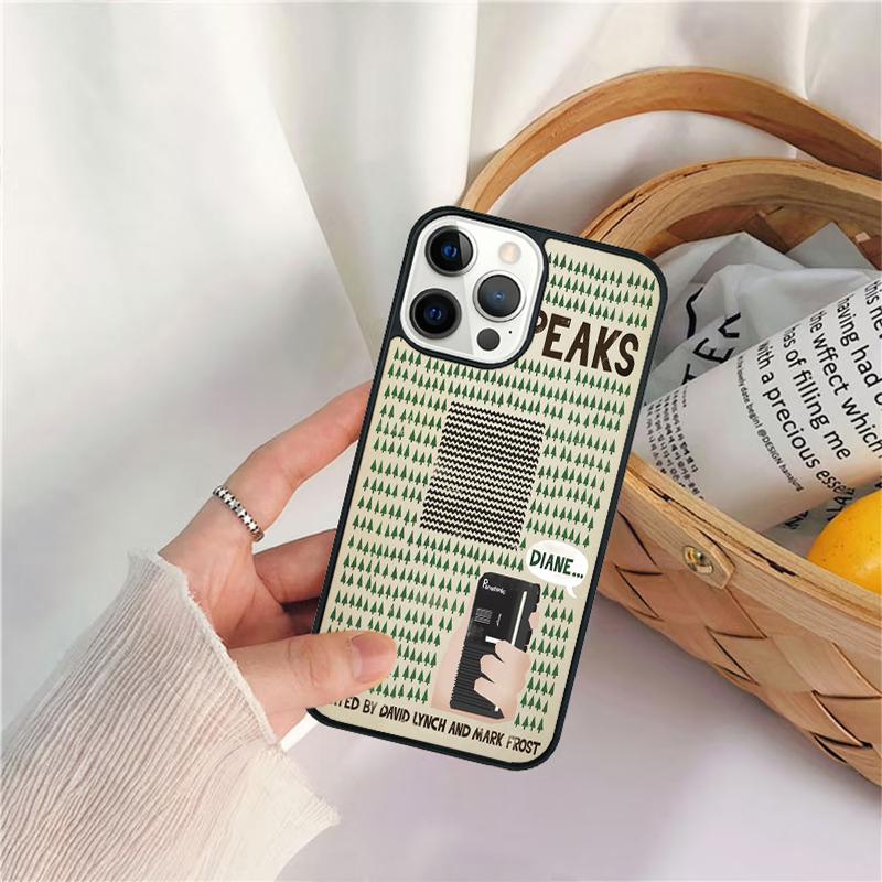 Welcome To Twin Peaks Phone Case For iPhone 17 Air 16 15 14 11 12 13 Pro MAX Plus coque Cover Shell