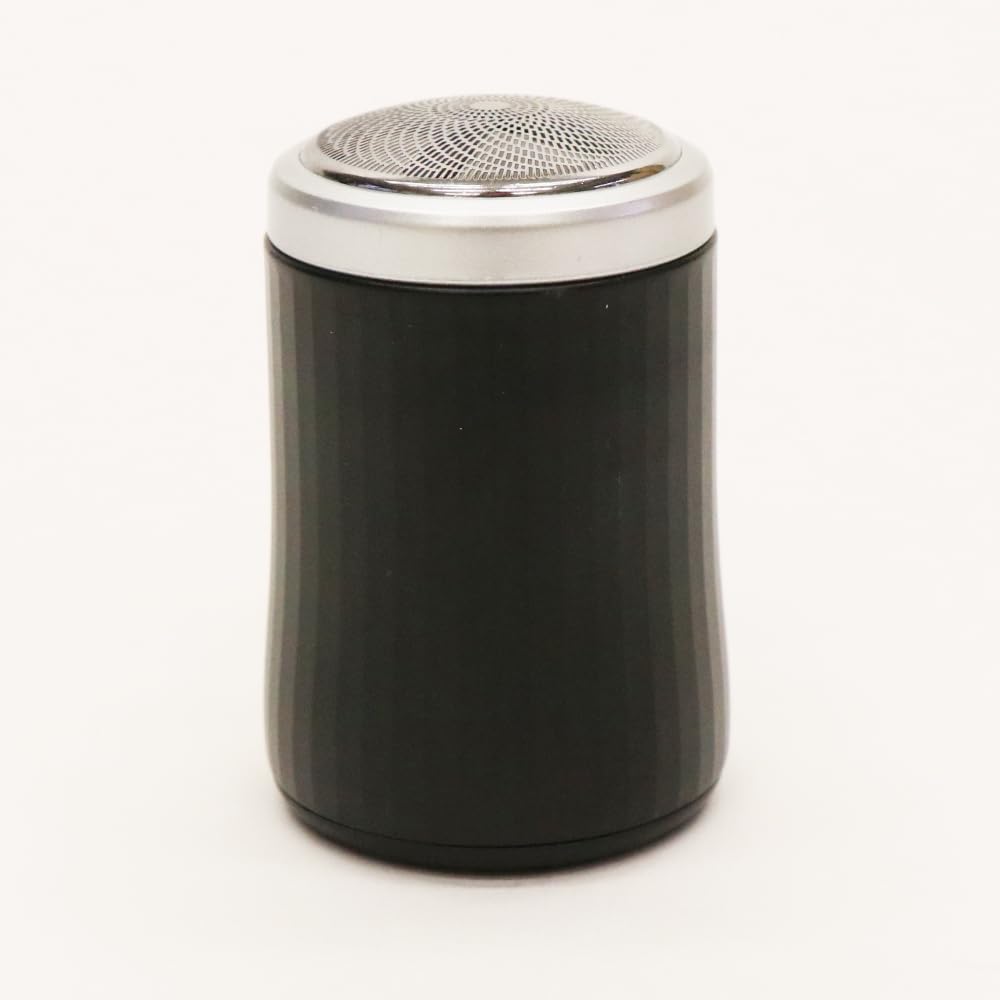 Hiro Corporation Rechargeable Round Shaver Shaving [SAFFRON] HDL-0951/HDL-0968 (Black [HDL-0951])