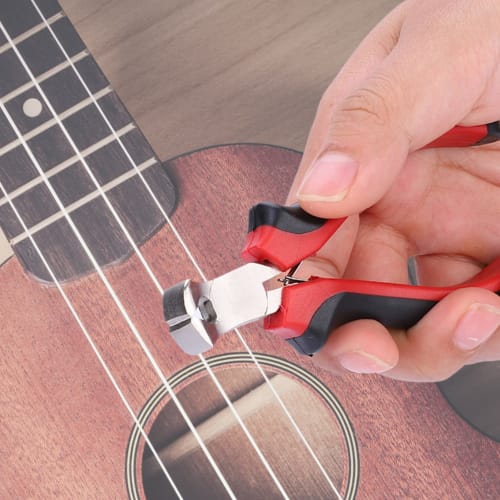 Guitar String Cutter, Fret Nipper, Multi-Function Tool with Durable Ergonomic Handle, Heavy-Duty, for Electric Guitar and Bass, Fret Pliers, String an