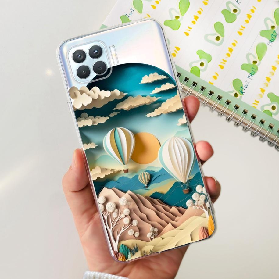 Чехол для OPPO Reno 4 Lite CPH2125 Чехол для телефона Милый Мультяшный Мягкий Силиконовый Задняя Крышка Для OPPO F17 Pro CPH2119 Coque A93 2020 Funda