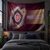 Personalized Tapestry Wall Hanging Burnley Football Pattern Art Background Cloth