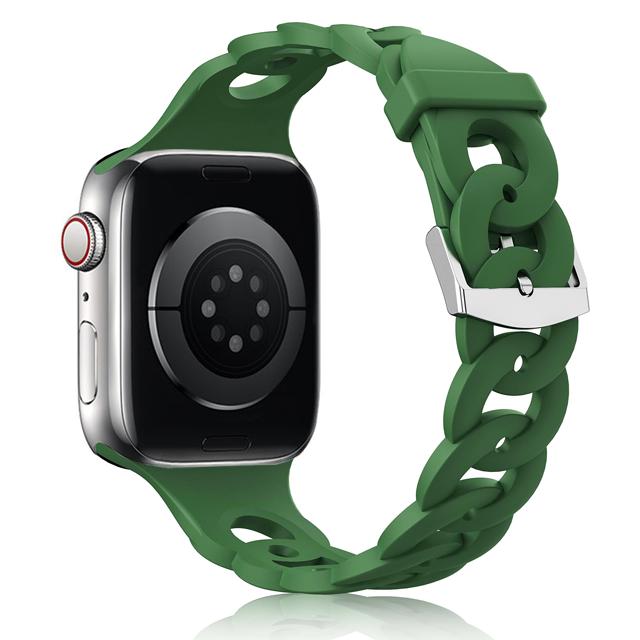 Силиконовый ремешок для Apple Watch band 45мм 44мм 40мм 41мм 42мм 49мм дышащий браслет correa iWatch ultra series 8 7 6 5 4 SE