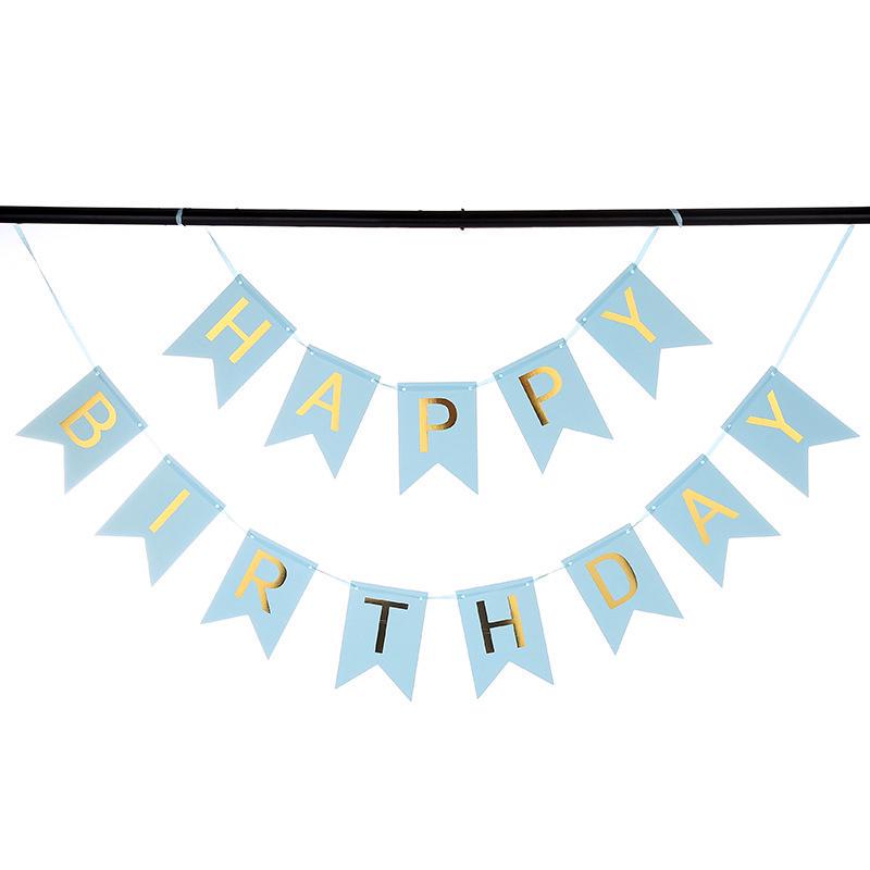 Anniversary Decorations Birthday Banner Decoration Party Balloons Paper Flowers