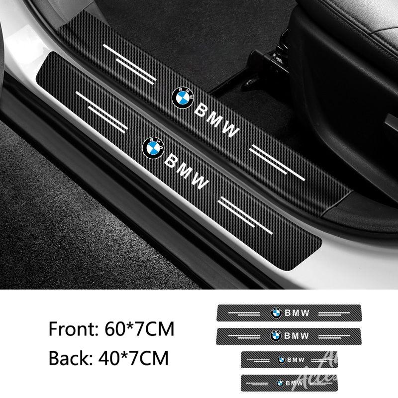 Car Sill Strip Sticker Anti-scratch Protective Decorate Decal Accessories For BMW E39 E46 E90 E60 F10 F20 F30 F34 X1 X2 X3 X5 X7 NS1