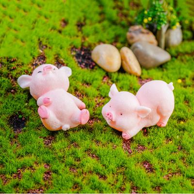 Мультяшная розовая свинья непослушный cerdo Австралия животное кукла игрушка модель статуэтка орнамент миниатюры дом DIY