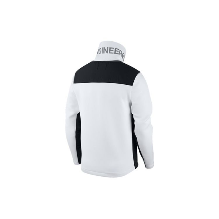 Jordan 23 Engineered Stand Collar Knit Half-molny Sweatshirt Men Tops White BQ5738-100