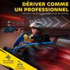 Electric Go-Kart for Children, 2 x 24V Motors, Drift Mode, 13 km/h, 119 x 77 x 54 cm, Blue