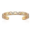 [D6849] - Gold Plated Bracelet 'Cleopatra' - 60 Mm 8 Mm