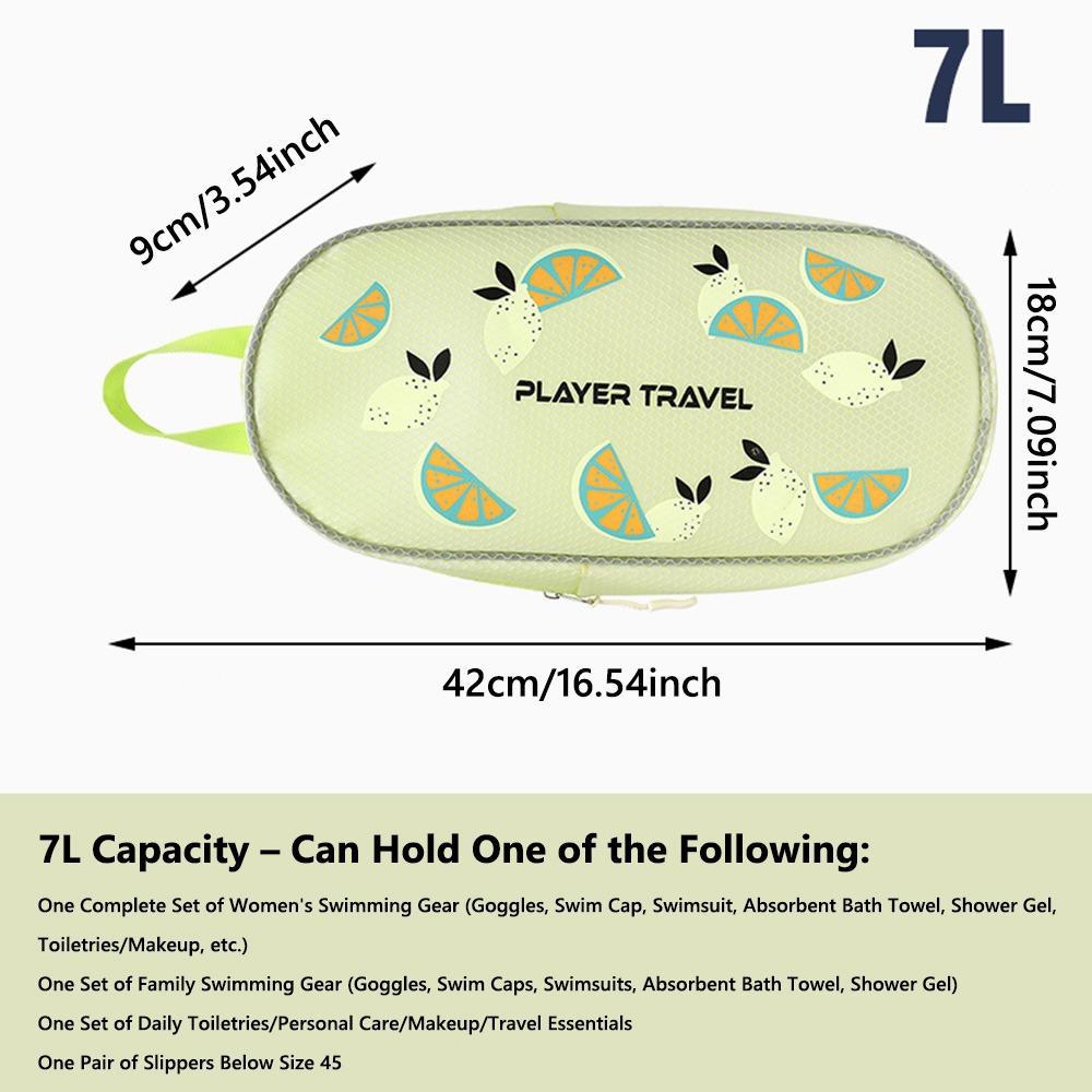 Водонепроницаемый мешок для хранения купальника с разделением на сухое и мокрое, портативная косметичка, сумка для плавания для спорта и тренажерного зала