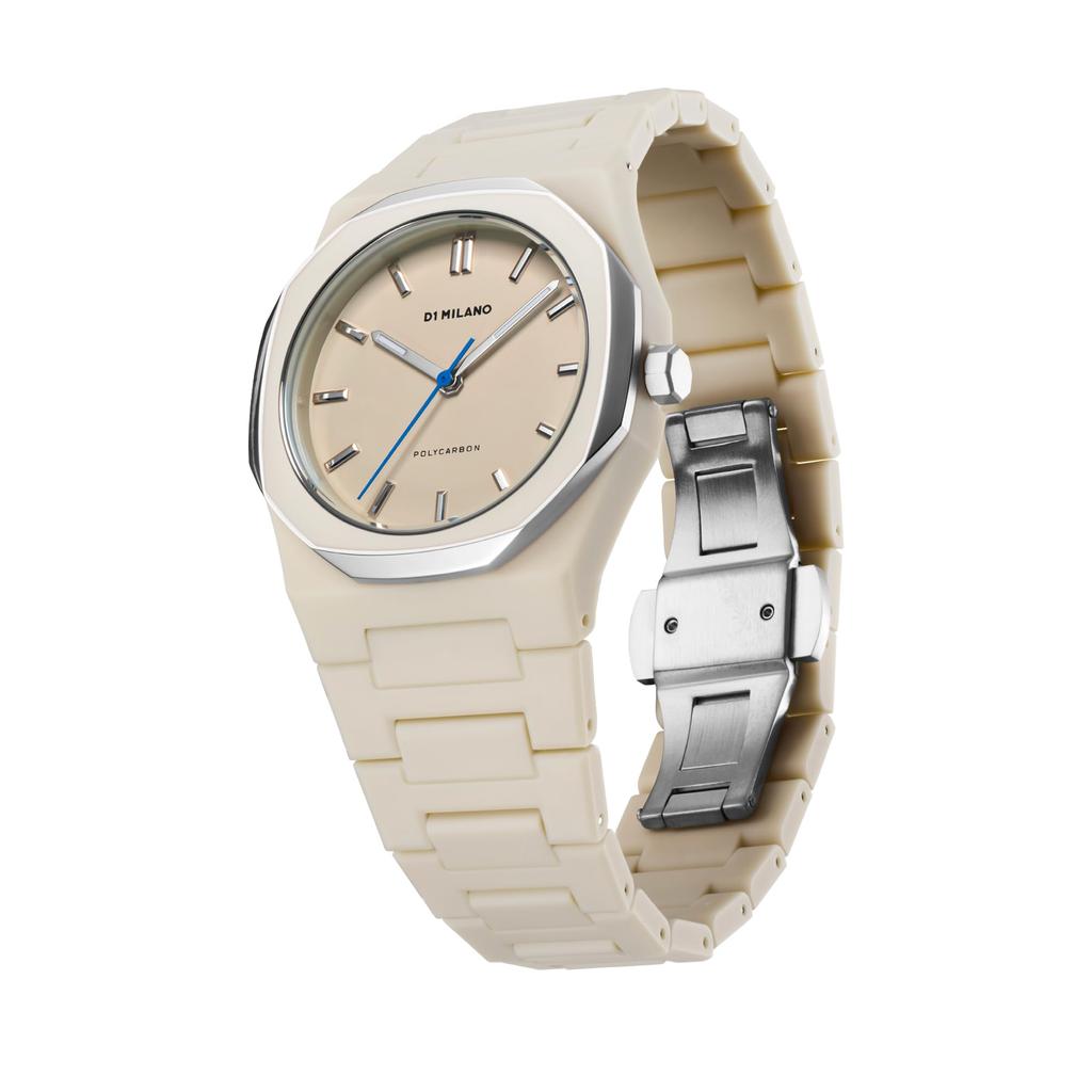 Authorized Dealer D1 Milano Unisex Watch Polycarbonate Gray Mesh PCBU16 37mm [D1 MILANO] Men's