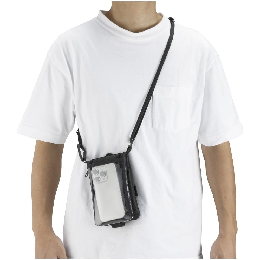 Mizuno Спортивная сумка для смартфона Live, черная, для бейсбола/софтбола, сумка, чехол,