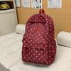 Leichter Gepunkteter Rucksack Große Kapazität Schultaschen Reise Rucksack Schüler