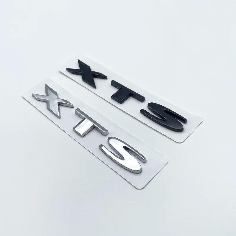 3D буквы и цифры эмблема для Cadillac XT4 XT5 XT6 XTS AWD крышка багажника автомобиля заводская табличка логотип наклейка хром глянцевый черный