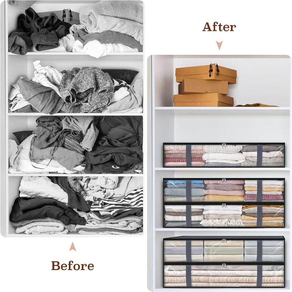 Сумки для хранения, хранилище для одежды, контейнеры для хранения под кроватью с прочными ручками, контейнеры большой емкости, складные органайзеры для хранения одежды