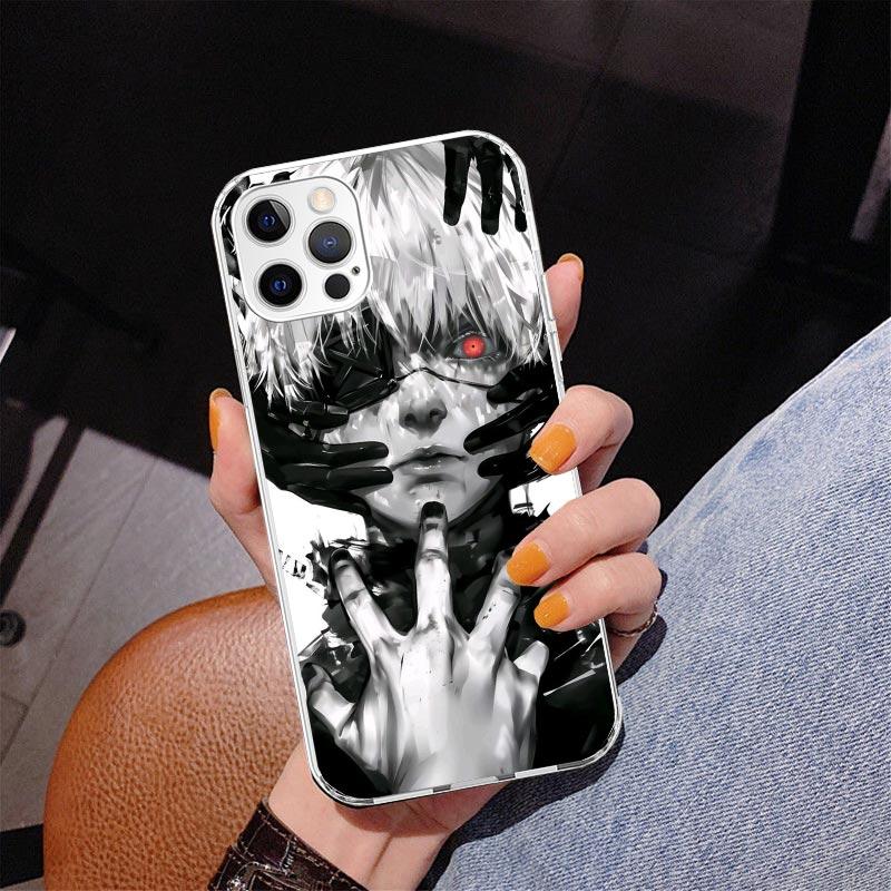 Чехол для телефона G-Ghoul Tokyo Kaneki Ken Для iPhone 17 Air 16 Pro Max 16E 15 + 14 Plus 11 12 13 Mini 7 8 SE Подарок Печатная Крышка Fundas