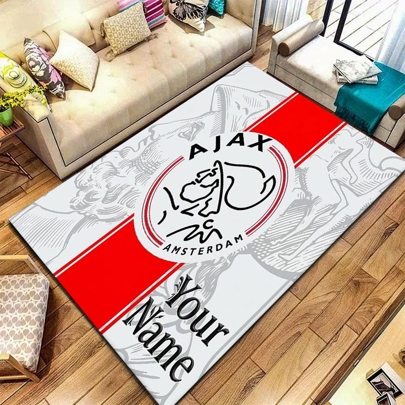 AFC Ajax Custom Name Carpet Rug for Living Room Bedroom Home Sofa Decoration,Kids play Non-slip Floor Mat