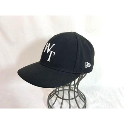 Б/у WTAPS NEWERA (7 1/2) Черная Коллаборационная Кепка Шляпа Double Taps New Era K6-102