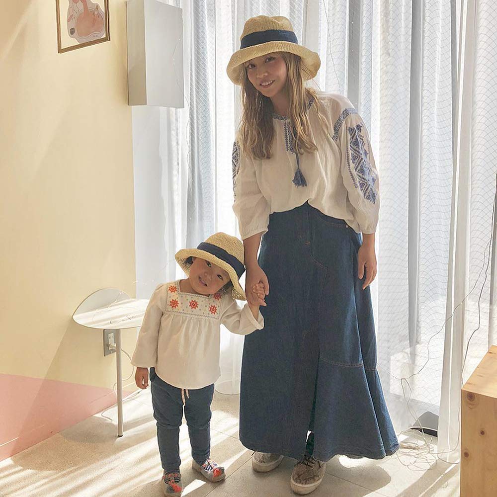 ICHIYON PLUS Straw Hat for Girls Camel (14+), Khat0066-ca-54,