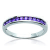 Silver Ring 'Goddess' Silver Amethyst (rhodium) - 3 Mm