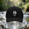 75Th Anniversary Childhood Memory English Print Sandwich Cap, Unisex Easy Lightweight Adjustable Outdoor Sun Hat, Ideal Gift for