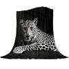 Cheetah Animal Flannel Fleece Bed Blanket Bedspread Coverlet Bed Cover Soft Lightweight Warm Cozy Throw Blankets Queen King Size