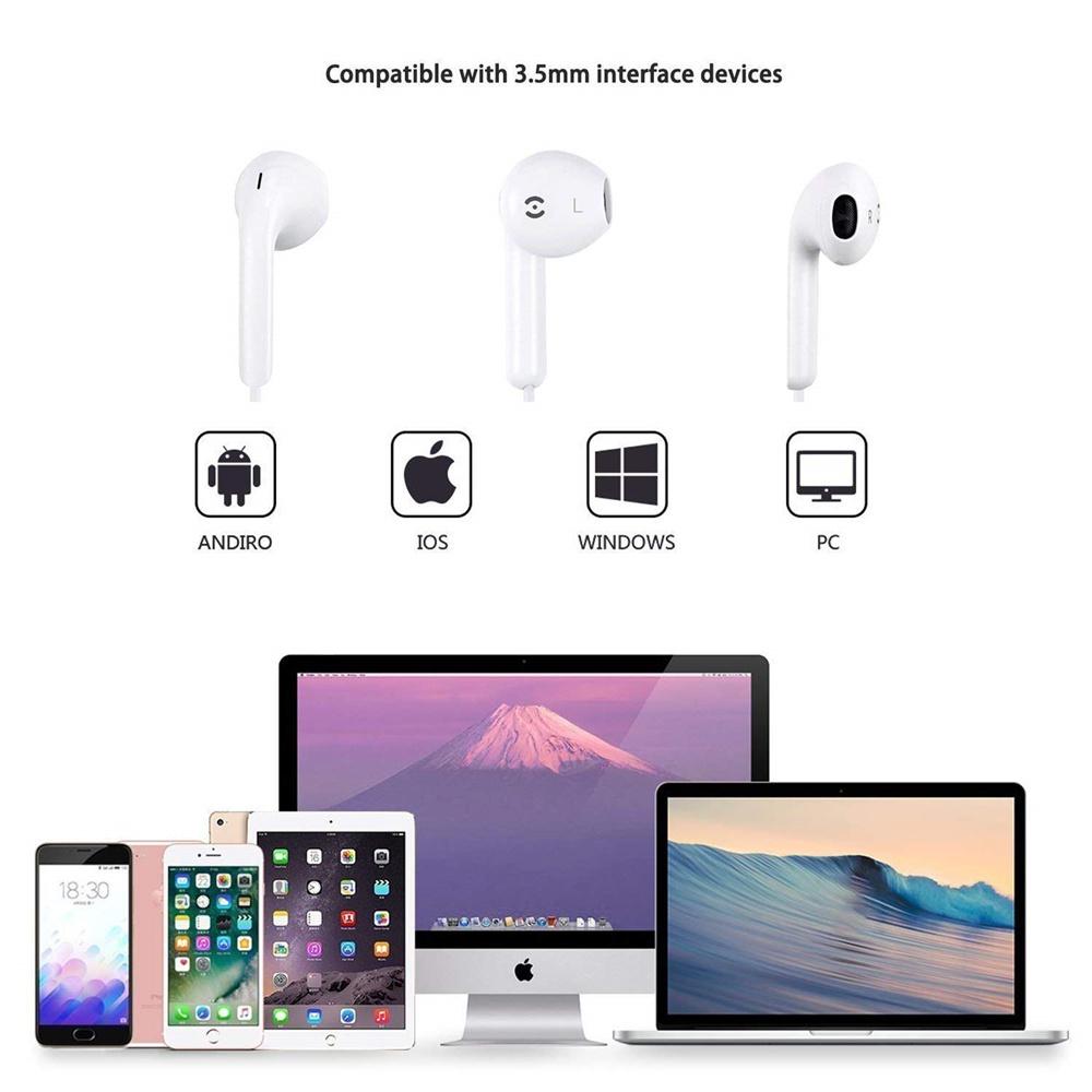 Проводные наушники 3,5 мм Super Bass Headset Hands Free Наушники с микрофоном для Huawei Xiaomi iPhone