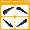 Ignition Coil 0221504470 12137594937 12137562744 12137571643 For BMW 325I 325Ci 328I 330Ci 335I 525I X3 X5 M5 M6 Z4-M53K