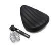 YIBO Single Seat Modified Vintage Bicycle Seat PU Leather Single Seat Spring Bracket Set Single Seat Saddle for Sportster883XL Honda Yamaha Single
