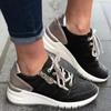 Мода женские модные кроссовки удобные женские вулканизированные туфли на шнуровке женские повседневные туфли новые черные женские кроссовки Zapatos De Mujer
