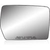Passenger Right Side Heated Mirror Glass Compatible With 2004-2014 Ford F150 - Side Rearview Convex Mirror W/Backing Holder - Replace 4L3Z-17K707-DA