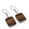 Tiger Eye Gemstone 925 Sterling Silver Jewelry Earring 1.42"