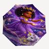 1PC Magical Unicorn Umbrella-8-Rib Reinforced, Automatic Open, Lightweight & Durable, Fashion Accessory for Outdoor, Beach L0371