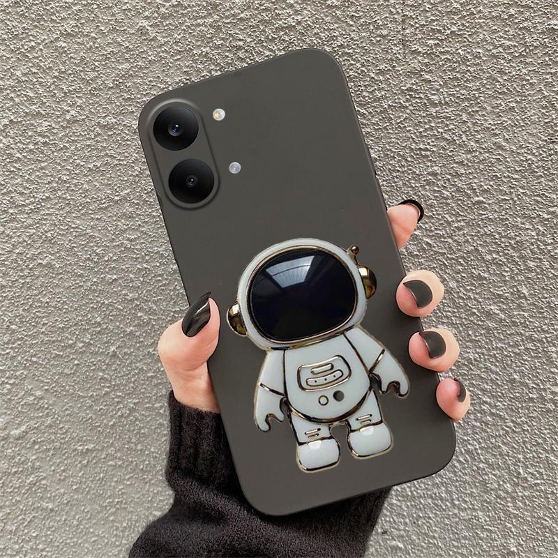 Чехол для Xiaomi Poco X8 Pro Max Модный Мультяшный Астронавт Подставка пылезащитный Гладкий Для Xiaomi Poco X8 Pro Max Задняя крышка