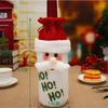 Colorful Snowman Santa Claus Champagne Package Dinner Table Decor Christmas Wine Bottle Cover Bag