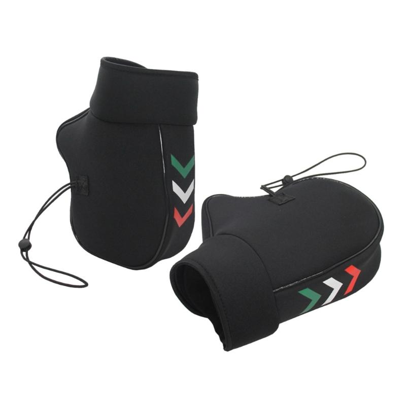 Motorcycle Handlebar Gloves Muff for Cold Weather Riding Mittens Windproof E-Bike Handguards Hand Protectors Covers 2pcs