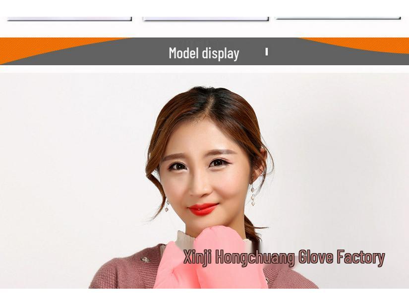 Мужские и женские ветрозащитные зимние велосипедные перчатки - Толстые, теплые хлопковые варежки