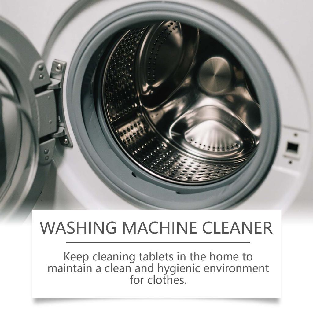 Pet Owner Washing Machine Cleaner & Stain Descaling Effervescent Tablets for Pet Hair Removal