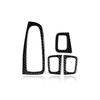 For Mercedes C Class W205 GLC C180 C200 Accessories Carbon Fiber Car Window Switch Armrest Panel Trim Car Styling Stickers