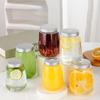 Прозрачная Коммерческая Бутылка Сока 360/500 мл Молоко Чай Чашка Вынос Йогурт Бутылка Уличный