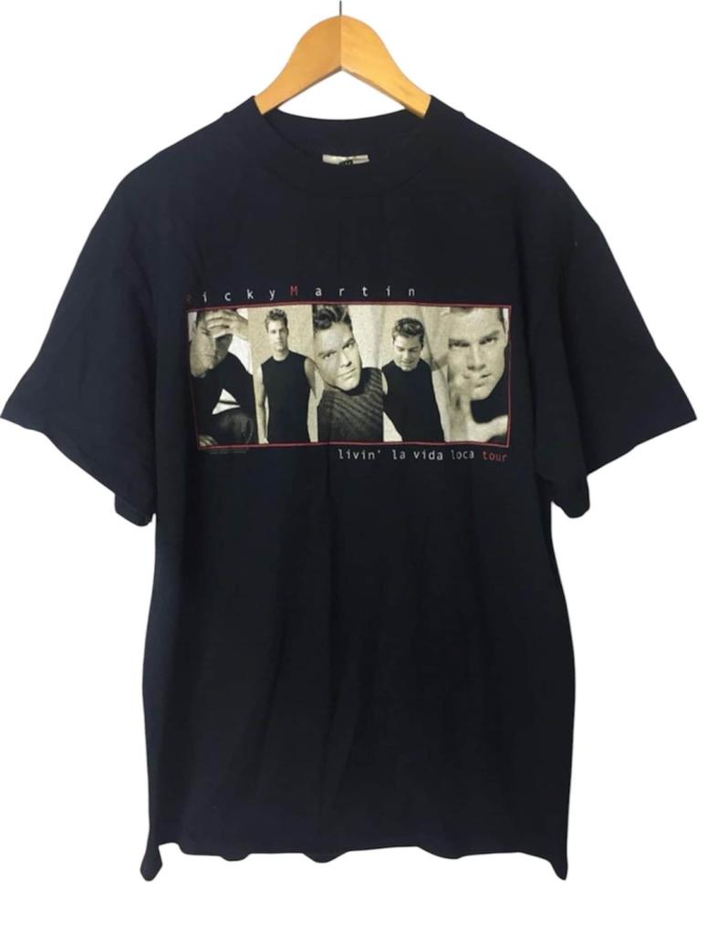 Vintage 90s Ricky Martin Livin La Vida Loca Tour Promo Album T Shirt Large Size