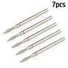 7pcs/Lot Diamond Milling Cutter for Manicure Burrs Pedicure Nail Drill Bits Accessories Nozzles for Manicure Cutters Nail Files