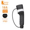 feyree EV Charger Type2 Plug Adapter 16A 32A Female Car Side IEC62196-2 Convertor 1 Phase 3 Phase for Electric Vehicle Car