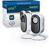 Caméra de surveillance - Arlo - Essential 3 2 caméras 2K - Intérieur