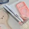 Новый роскошный матовый прозрачный магнитный чехол для телефона для iPhone 17 Pro Air 17 16 15 14 13 Pro Max Съемная крышка объектива для Magsafe