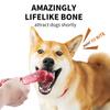 Игрушки для собак для агрессивных любителей жевать, неразрушимые игрушки для жевания со вкусом говядины для больших/средних/маленьких собак, жесткая игрушка для собак, косточки для собак из резины