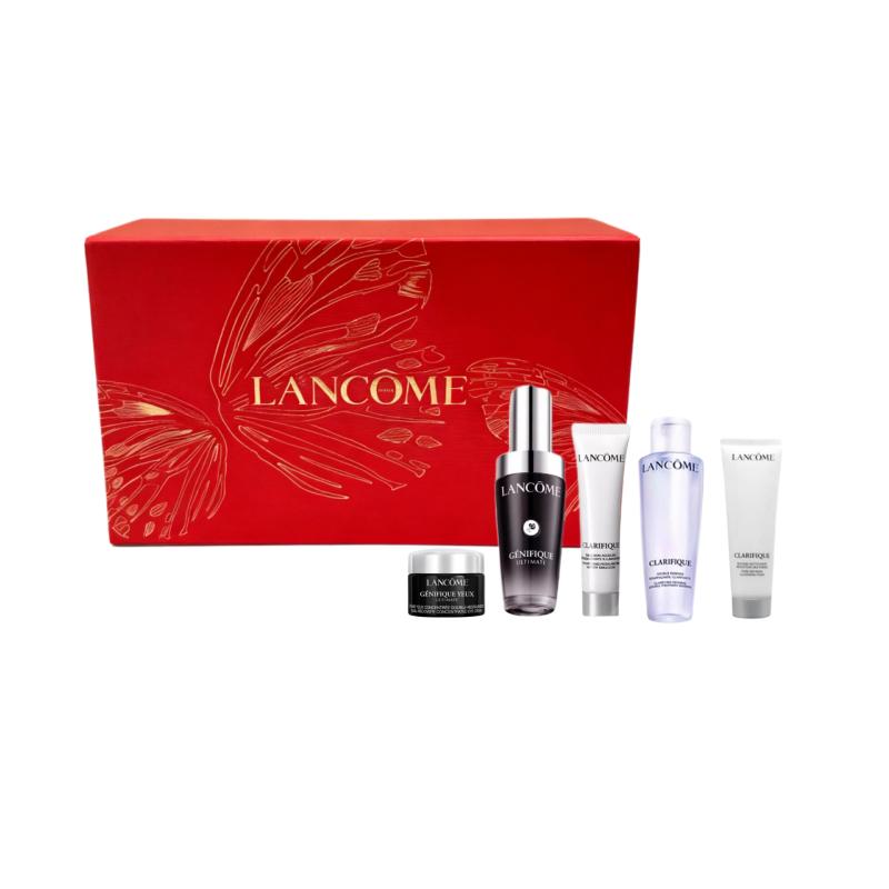 LANCÔME Набор для ухода за кожей, версия подарочной коробки «Все звезды», три поколения, супервосстанавливающая эссенция в маленьком черном флаконе 30 мл, подарочная коробка 2 без подарочного пакета