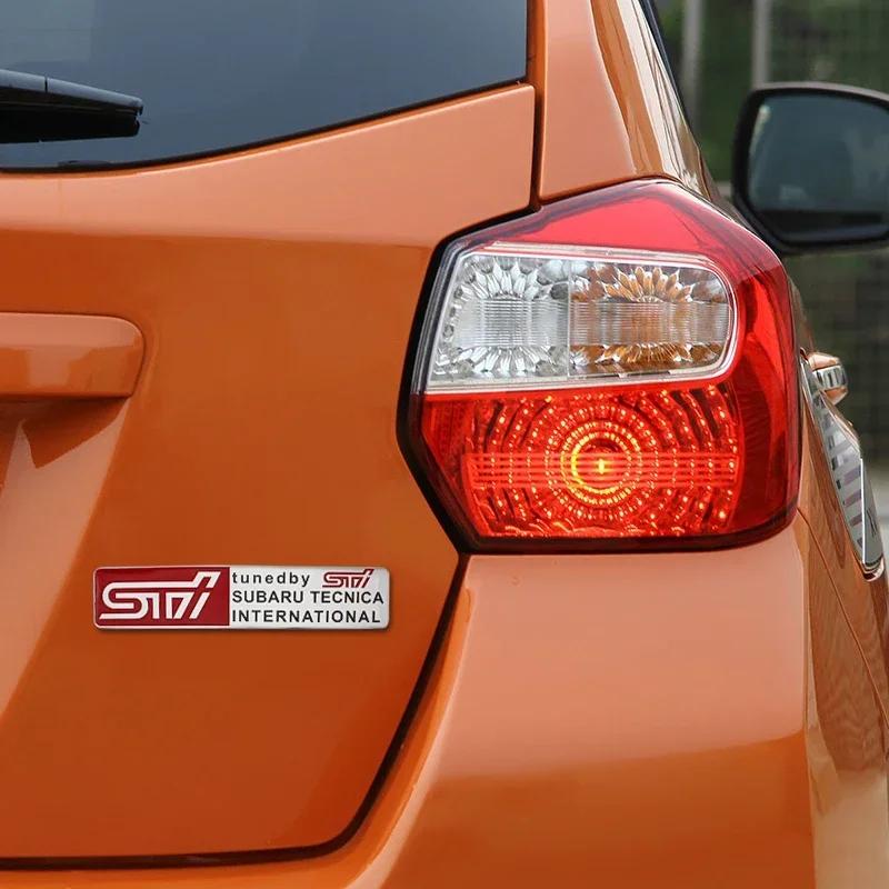 1Pc Alloy Car Body Side Emblem Sticker Trunk Badge Decals for Subaru Logo Outback Impreza Forester Levorg XV STI Ascent Legacy VV333