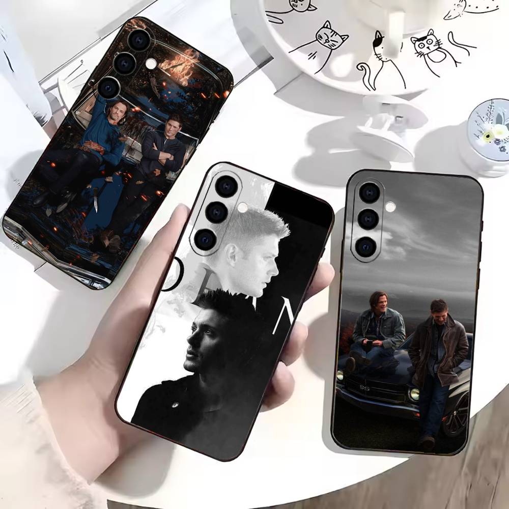 S-Supernatural Dean W-Winchester Phone Case Black Silicone Soft For Samsung Galaxy A73,A72,A71,A70,A53,A52,A51