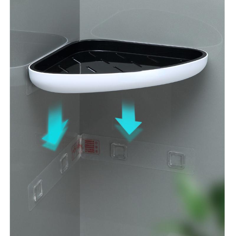 Угловая полка для душа в ванной комнате, держатель для шампуня, полка для корзины, настенные полки для стеллажей, кухонная полка для хранения