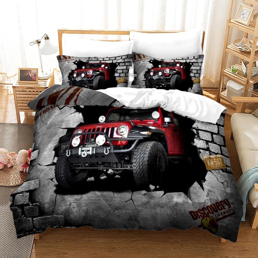 Monster Jam Bedding Set Single Twin Full Queen King Size Monster Jam F1 Bed Set Aldult Kid Bedroom Duvetcover Sets 3D Print 022
